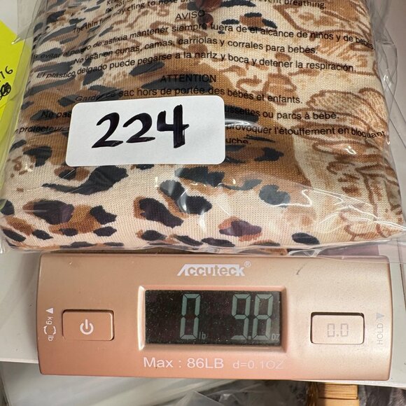 Choices Womens Animal Print V-Neck Tunic Top Size M 100% Cotton Long Sleeve - Picture 6 of 6